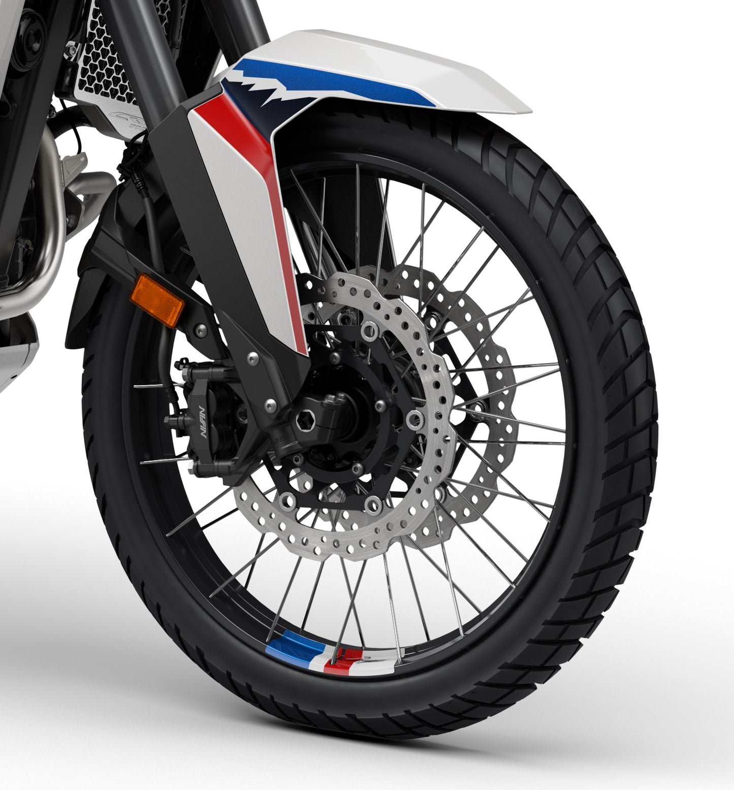 Honda CRF1100L Africa Twin Wheel Stripes For Standard Models - Tricolour 08F72-MLN-E40ZA