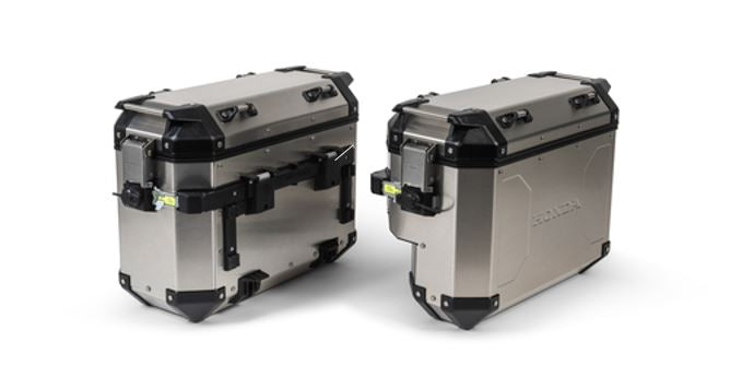 Honda CRF1100L Africa Twin Aluminium Pannier Pack 08ESY-MKS-PNALU