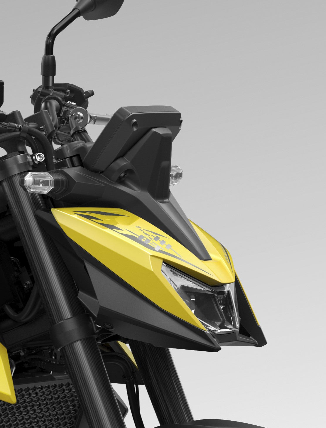 Honda CB750 Hornet Headlight Cowl Stripes - Yellow 08F04-MLB-D80ZA