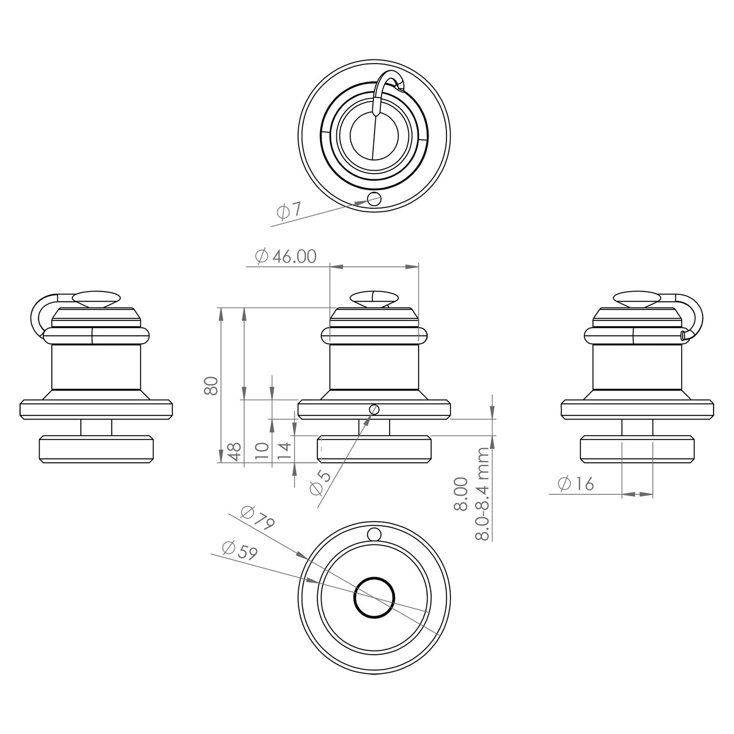 Oxford BEAST LOCK - 16MM Lock Pin image 9