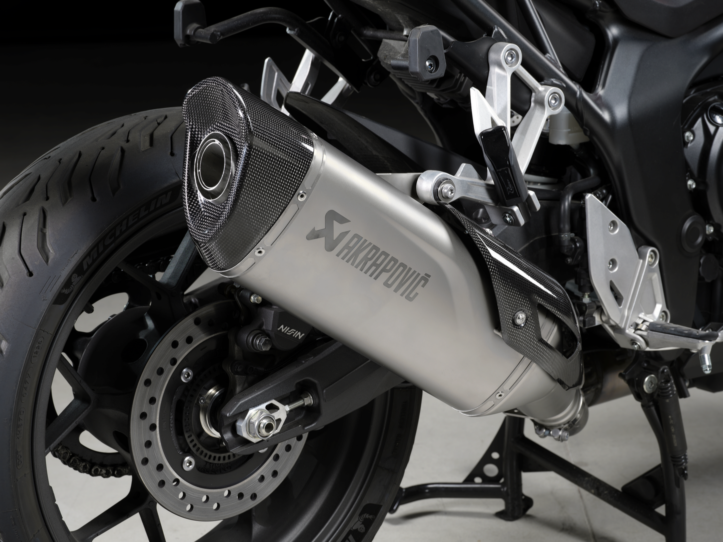 Honda CB1000GT Akrapovic Slip-On Exhaust 0R24M-TEX-036