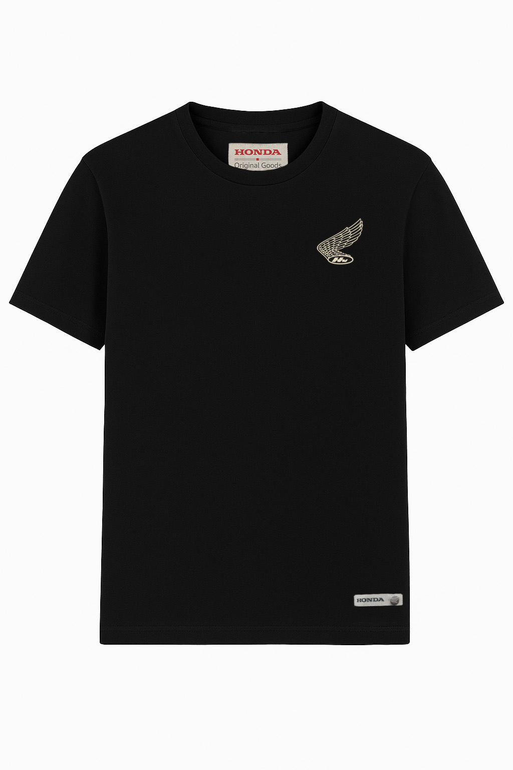 Honda Heritage Wing Logo T-Shirt Black