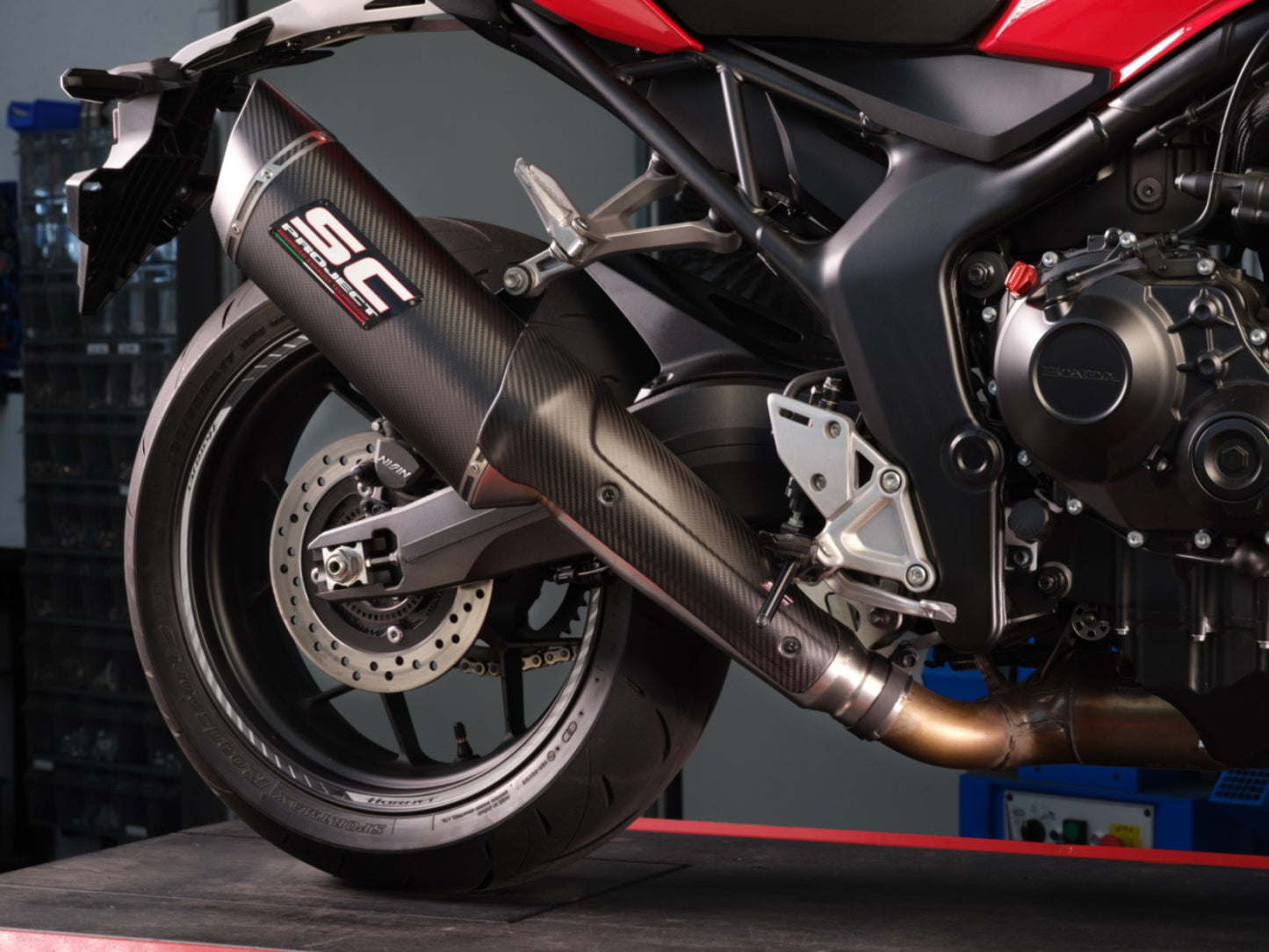 Honda CB1000 Hornet SC Project SC1-R Slip On Exhaust For Standard Model 0R24M-REX-024