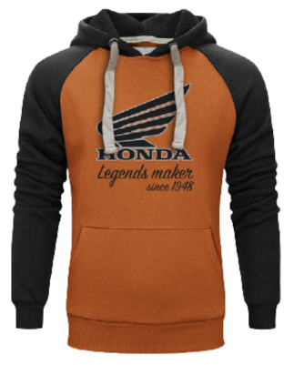 Honda Legend Maker Hoodie Orange