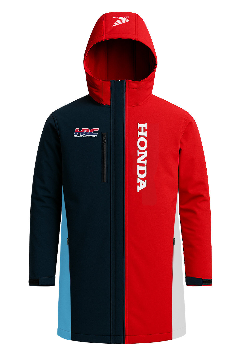 Honda Racing HRC Parka Jacket Red and Blue
