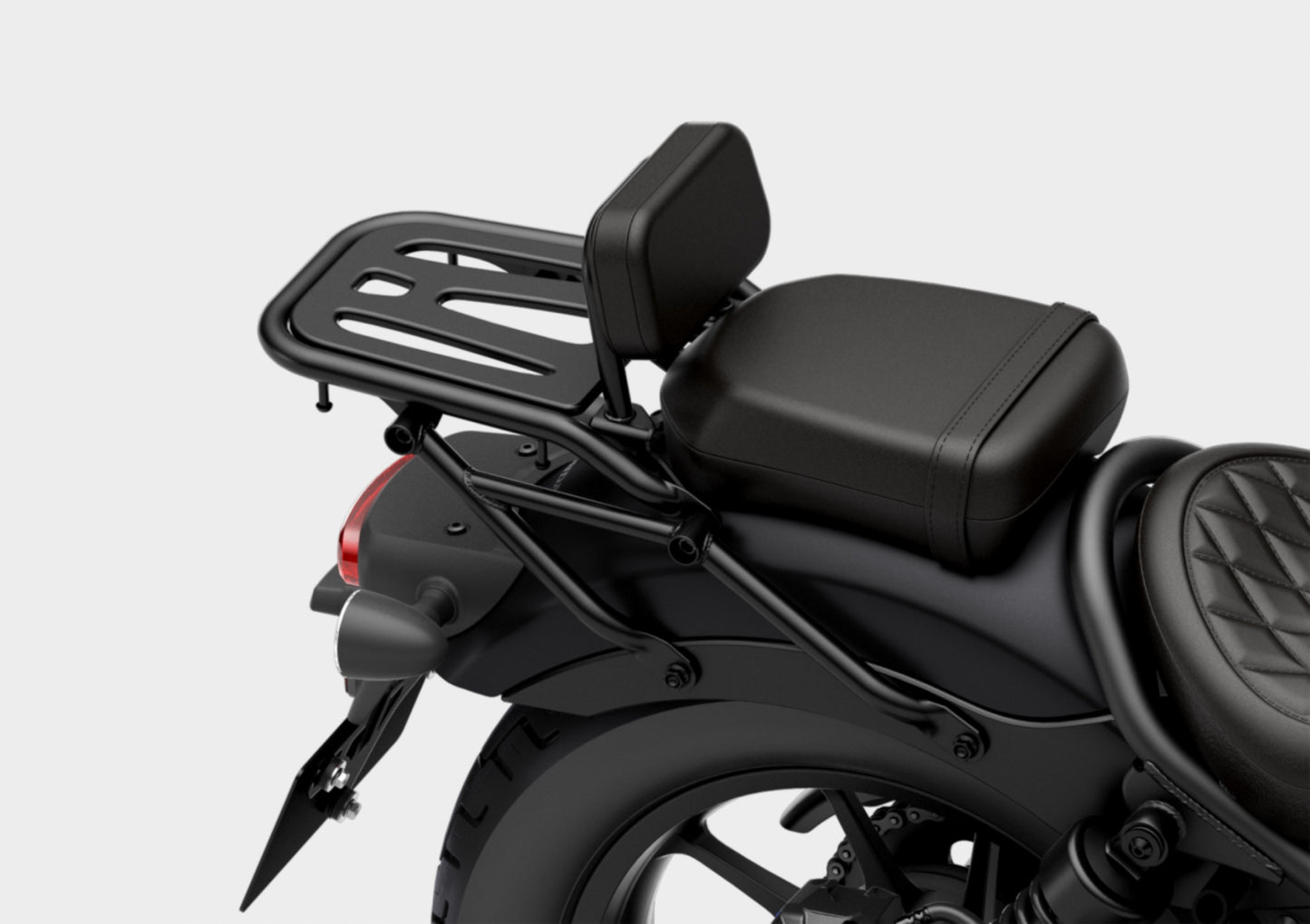 Honda CMX500 Rebel Comfort Pillion Seat - Black 08R72-K2Y-J40ZB