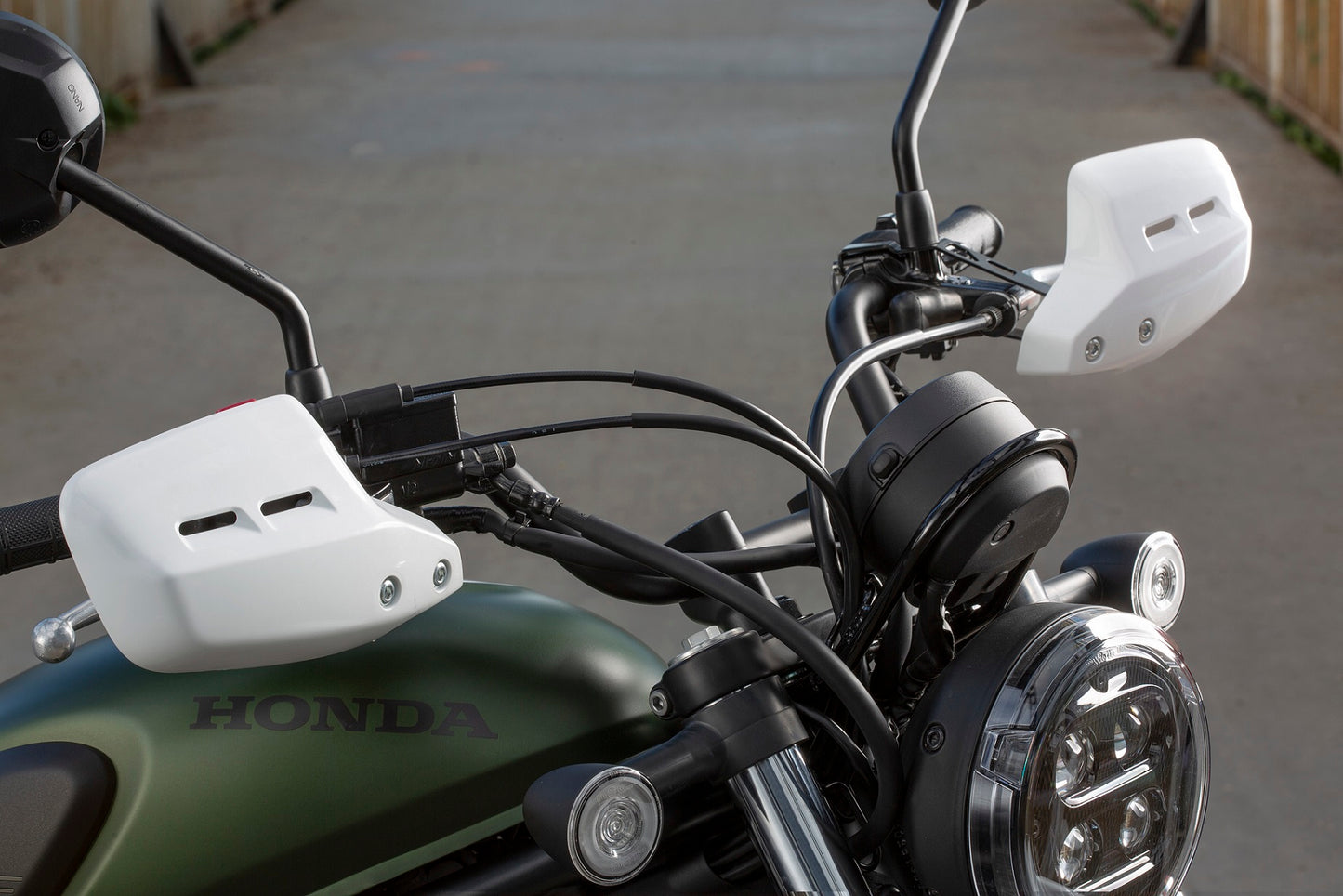 Honda CL500 Knuckle Guards - White 08P71-K3S-JA0