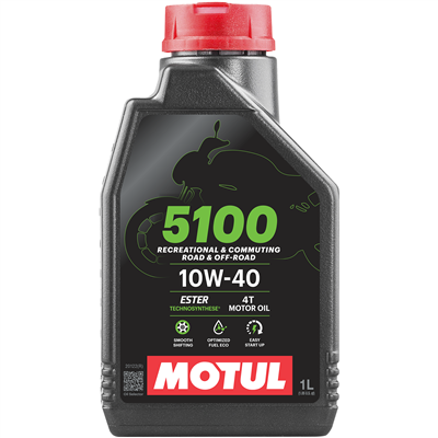 MOTUL - SEMI SYNTHETIC 10W40 4T 1L image 0
