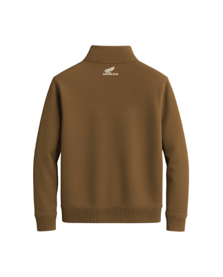 Honda Heritage Quarter Zip Sweatshirt Sand