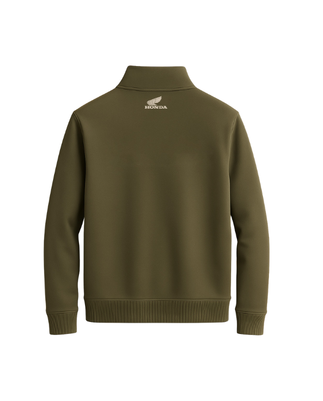Honda Heritage Quarter Zip Sweatshirt Olive