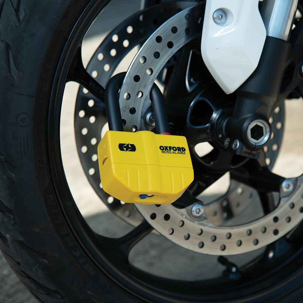 Oxford Boss Alarm - 14mm Disc Lock Yellow image 2