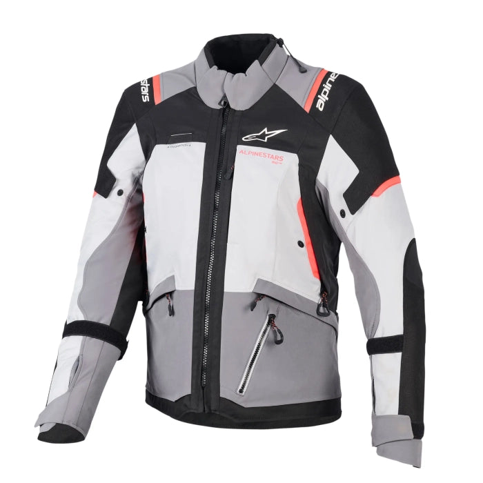 Alpinestars Stella Andes V4 - Drystar Ladies Jacket - Ice Grey/Fluro