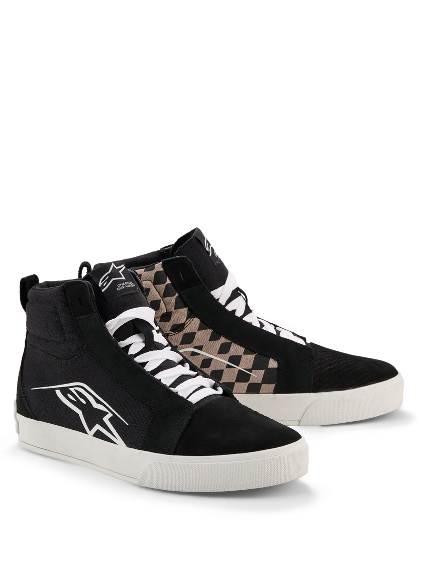 Alpinestars Ride-63 CAnvas - Riding Shoes Boots - Black/White