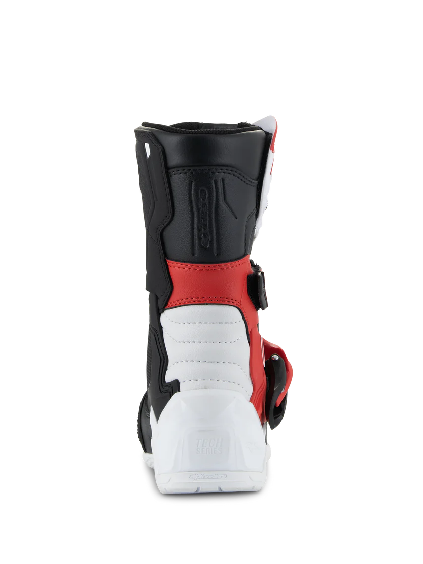Alpinestars Tech 3S - Kids Boots - White Black Bright Red