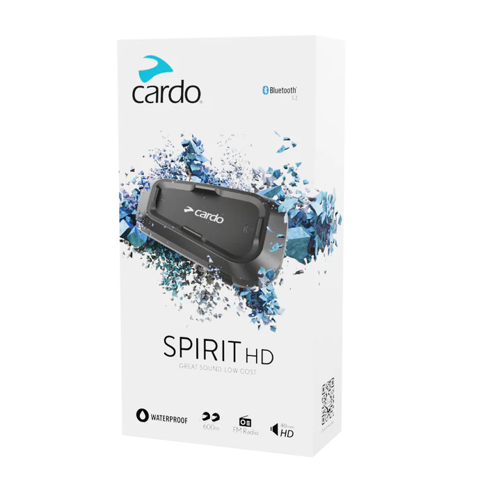 Cardo SPIRIT HD - SOLO Bluetooth 40mm Headset