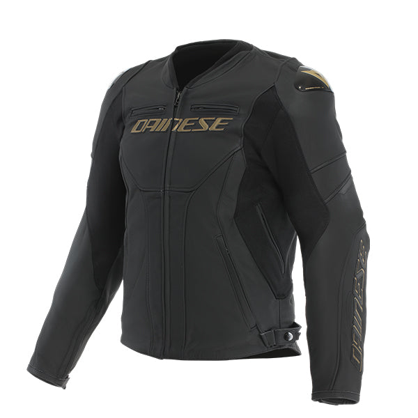 Dainese Racing 5 Leather Jacket - 885 Gold/Black