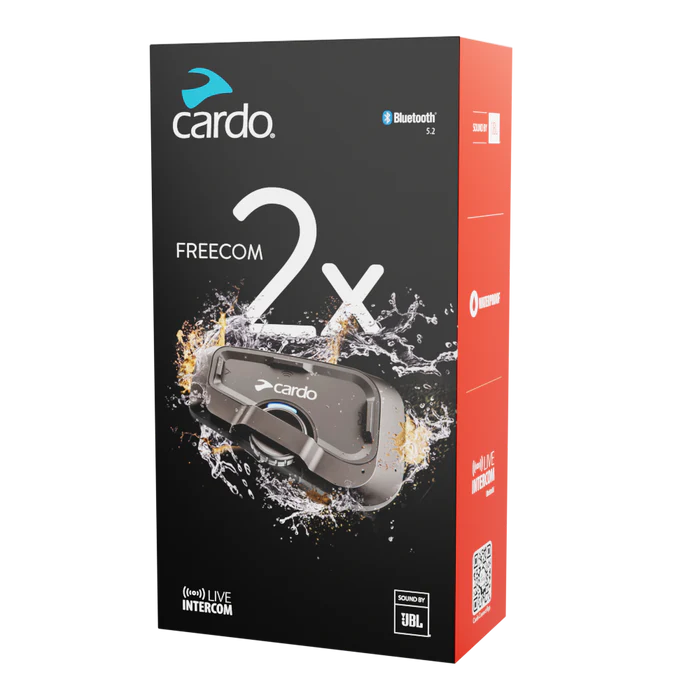 Cardo FREECOM 2X - DUO Bluetooth JBL Headset