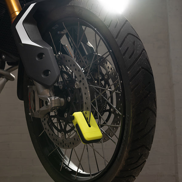 Hiplok MD1000 - Diamond - Disc Lock Neon Yellow