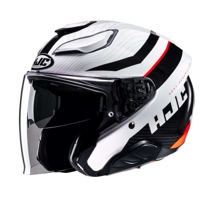 HJC F31 Helmet - Naby White/Red/Black