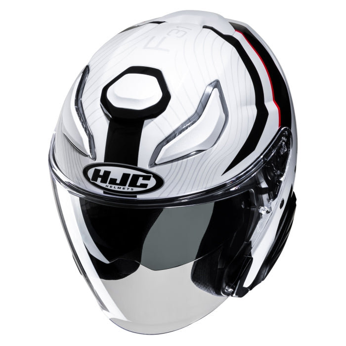 HJC F31 Helmet - Naby White/Red/Black