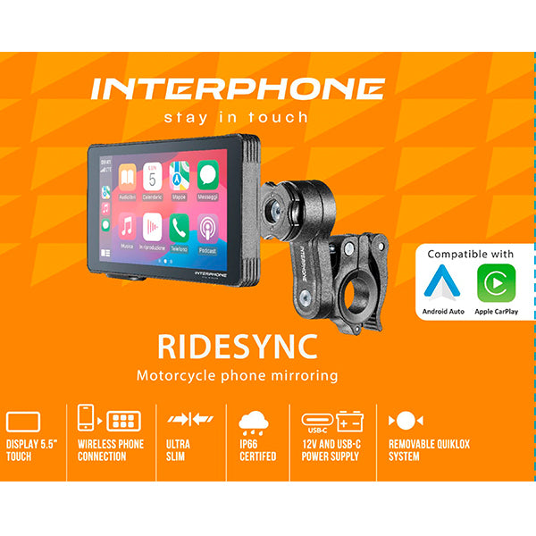Interphone SYNC 55 Carplay/Android Auto