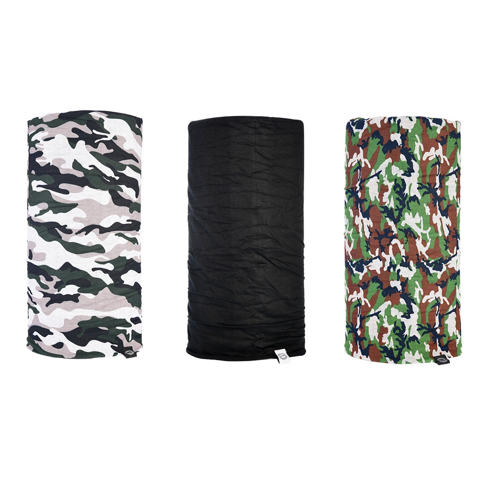 Oxford - Comfy Neck Tube - 3 Pack Camo