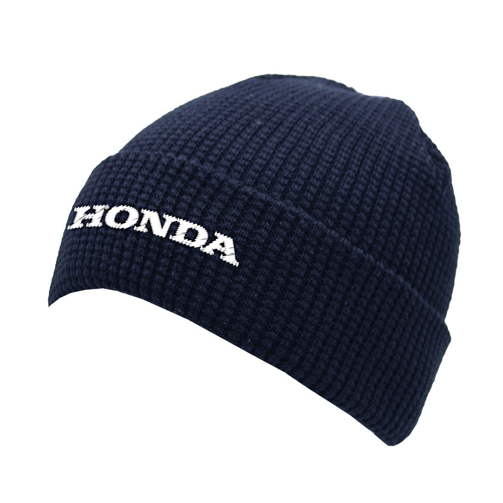 Honda Waffle Knit Beanie Navy