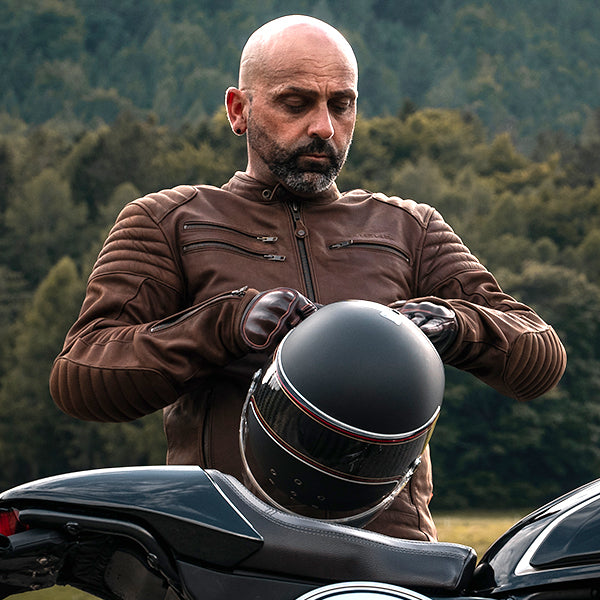 Richa Charleston Leather Jacket - Brown