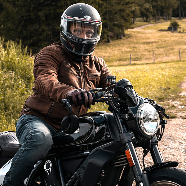 Richa Charleston Leather Jacket - Brown