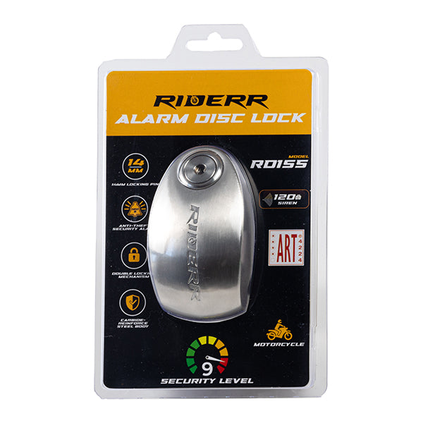 Riderr - RD15S Alarm Silver - 14MM Lock Pin
