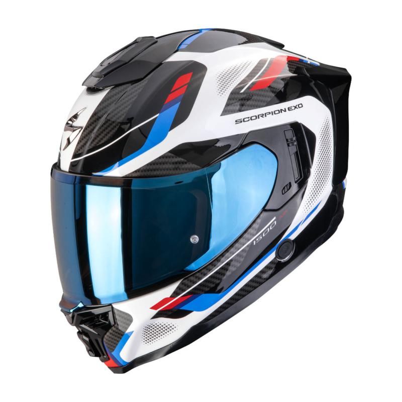Scorpion EXO 1500 AIR Helmet - CF Sleek Blue/Red/White