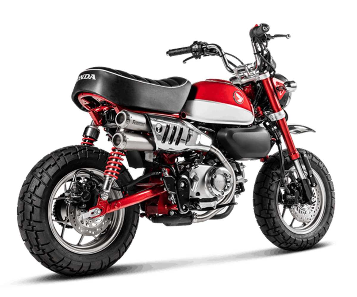 Akrapovic Twin Conical Stainless Exhaust Slip-On Kit - Monkey 125 18- image 3