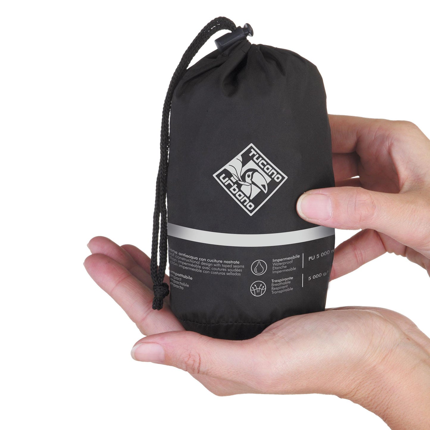 Tucano Urbano Nano Rain Jacket Plus - Black image 5