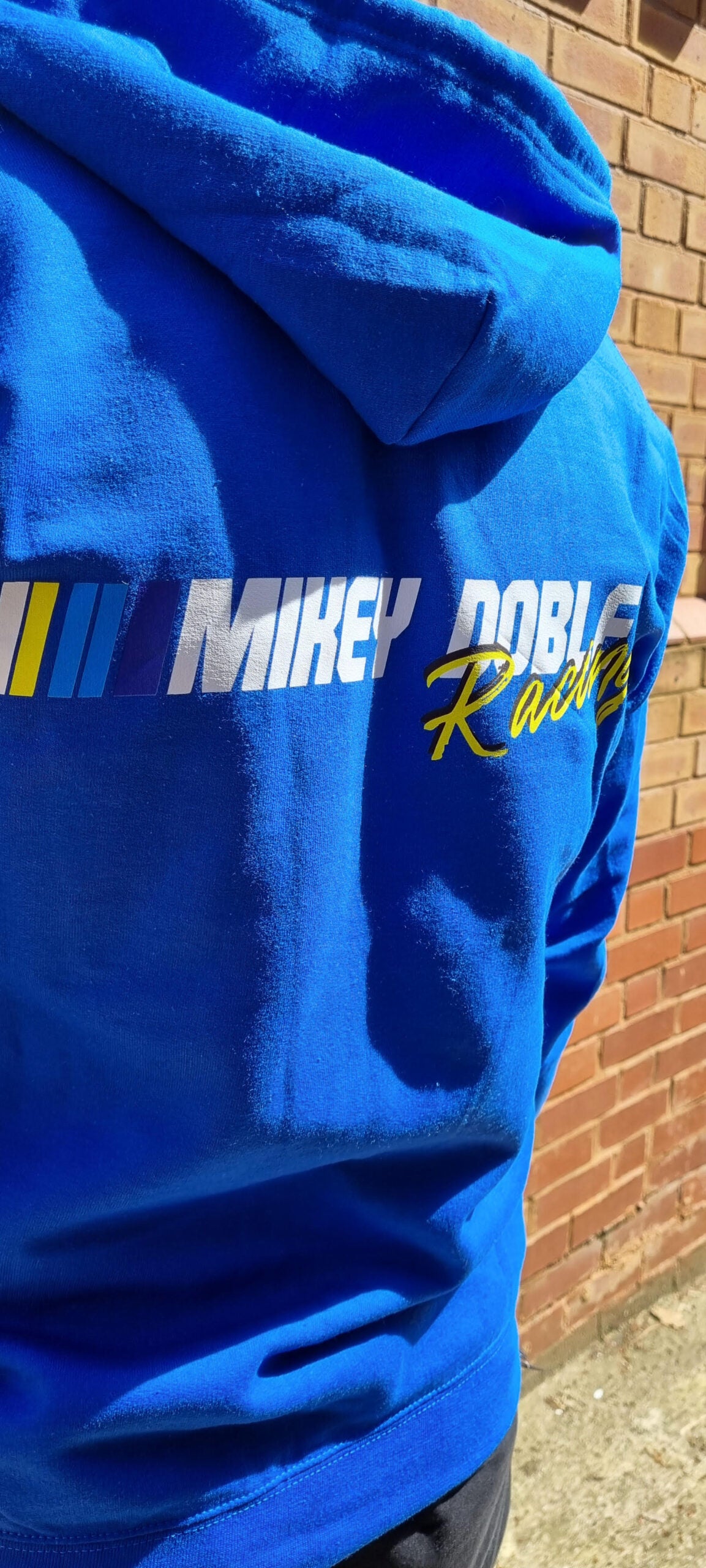 Mikey Doble Racing 88 - Zip Hoodie Blue/Fluro image 8