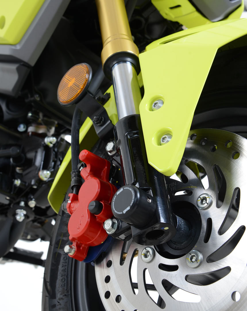 R&G Fork Protectors - Honda CBR125R '11-, MSX125 '13- & Monkey '18- models Black image 0