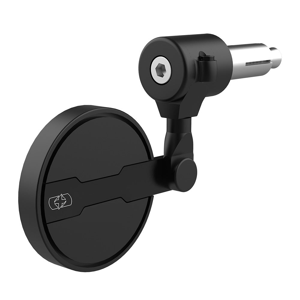 Oxford CNC Cafe Bar End Mirror - Single Black image 1