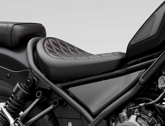 Honda CMX500 Rebel Diamond Stitched Main Seat -  Black 08R70-K2Y-J40ZB