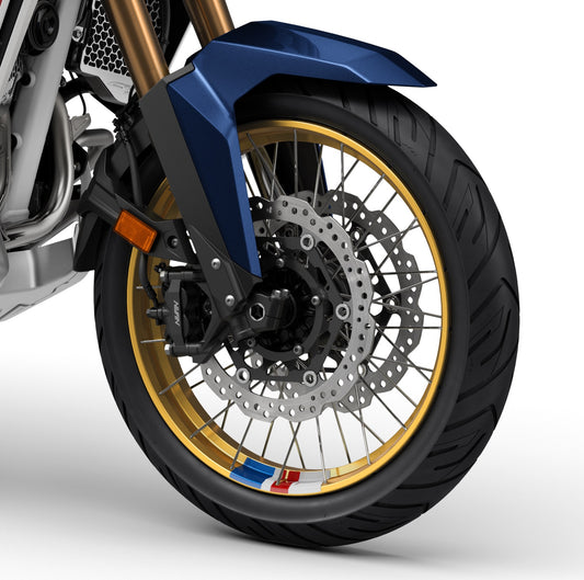 Honda CRF1100L Africa Twin Wheel Stripes For Adventure Sports Models - Tricolour 08F70-MLN-ES0ZA