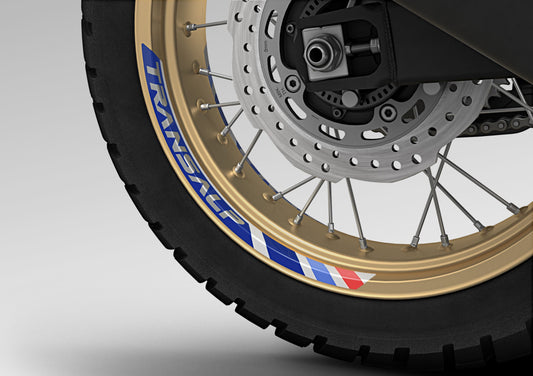 Honda XL750 Transalp Wheel Stripes - White 08F71-MLC-D30ZB