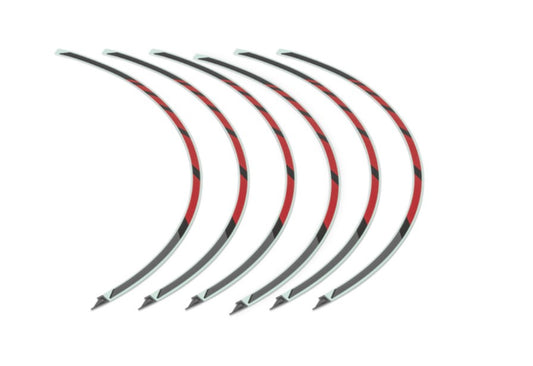 Honda CB500 Hornet Wheel Stripes Kit - Indi Grey Metallic 08ESY-MLR-WSGS