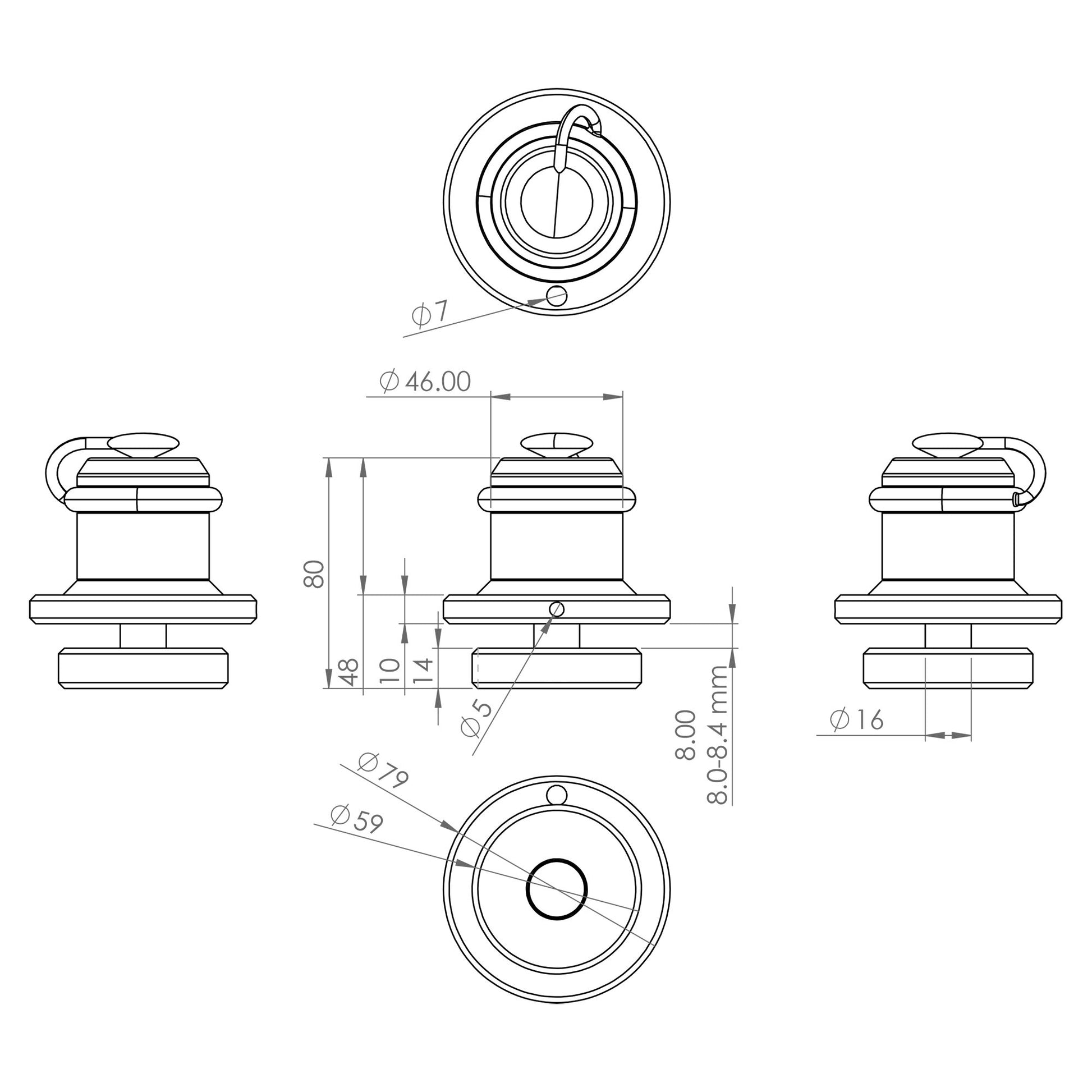 Oxford BEAST LOCK - 16MM Lock Pin image 9