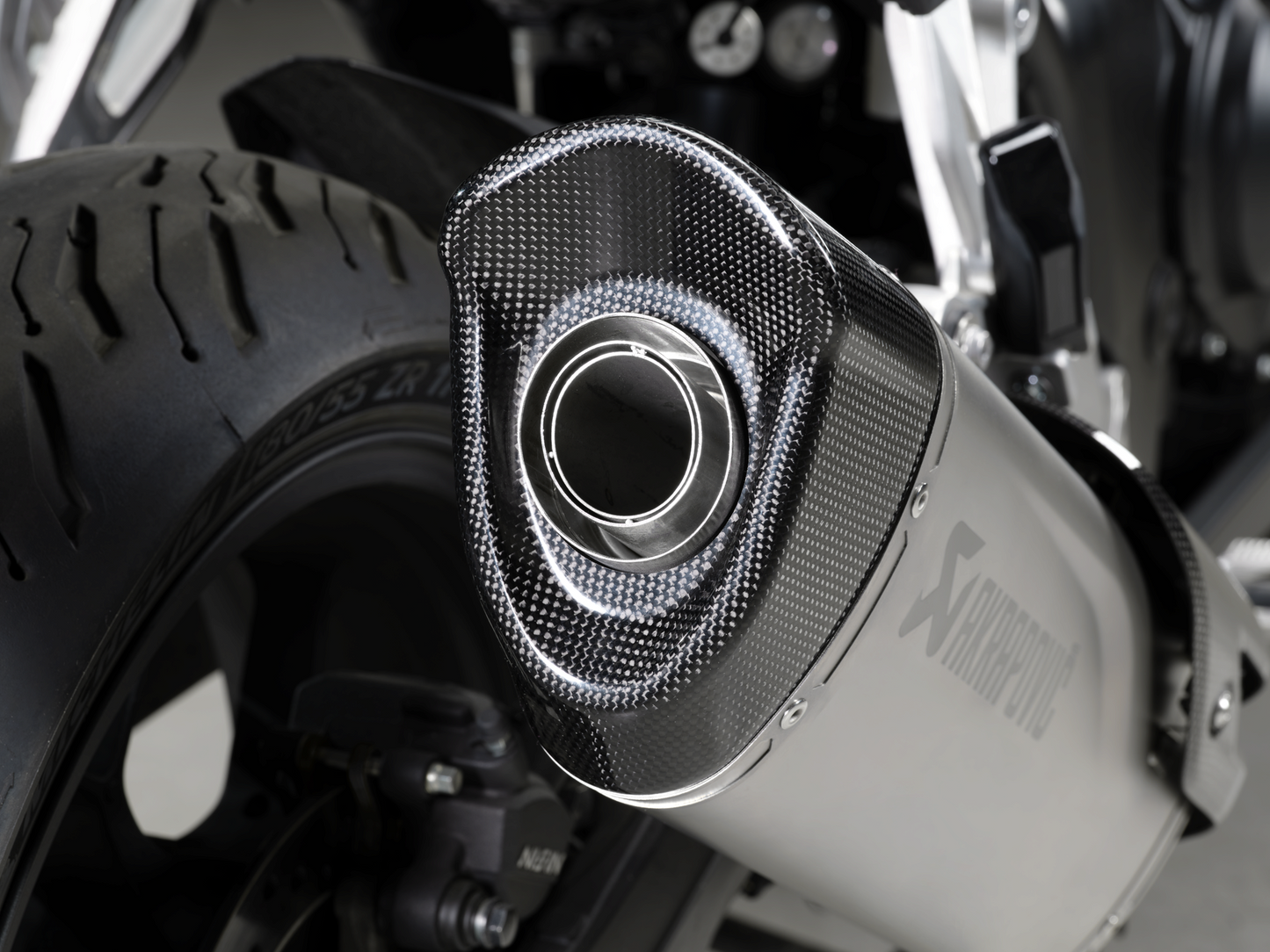 Honda CB1000GT Akrapovic Slip-On Exhaust 0R24M-TEX-036