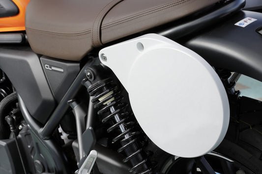 Honda CL500 Rear Side Cover - White 08F71-K3S-JA0