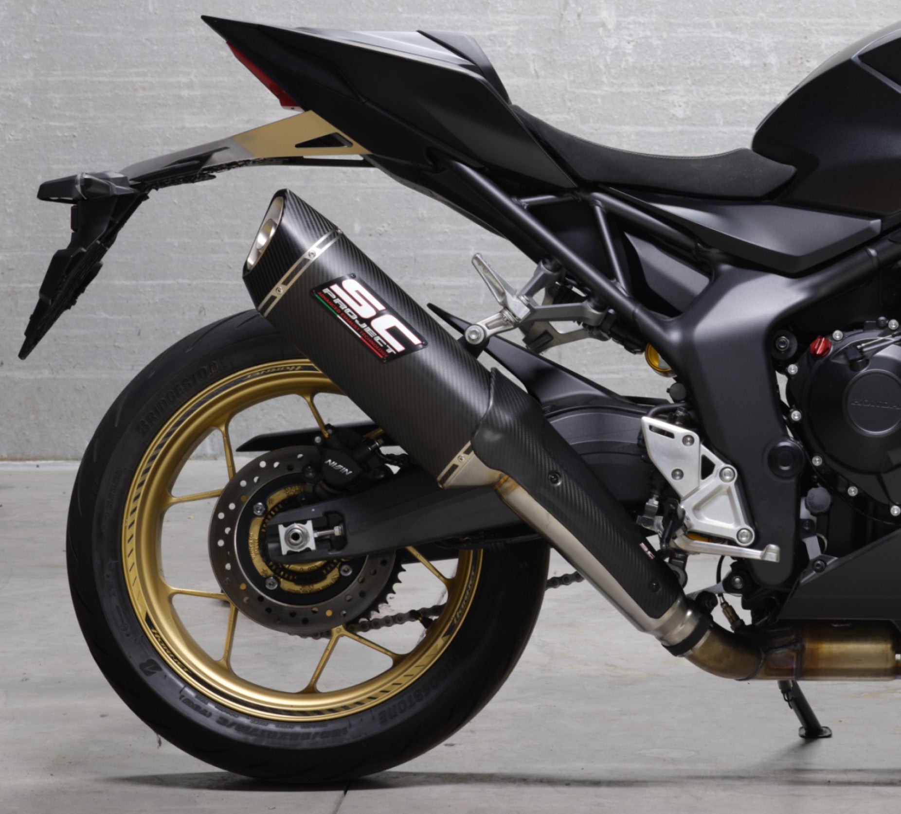 パーツ SC PROJECT CB1000HORNET SP Honda CB1000 Hornet SC Project SC1-R Slip On Exhaust For SP Model