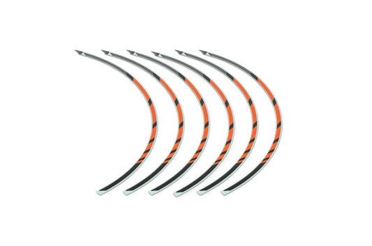 Honda CB500 Hornet Wheel Stripes Kit - Seal Silver Metallic 08ESY-MLR-WSOS