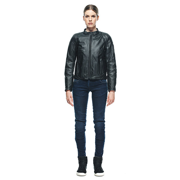 Dainese Electra Ladies Leather Jacket - Black image 3
