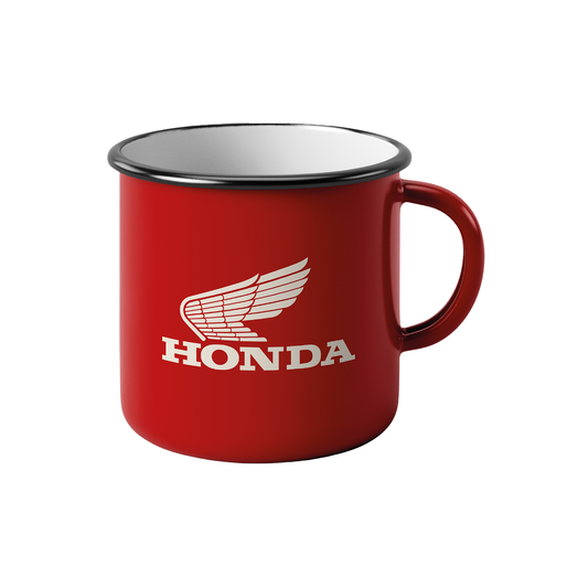 Honda Heritage Japanese Metal Mug Red