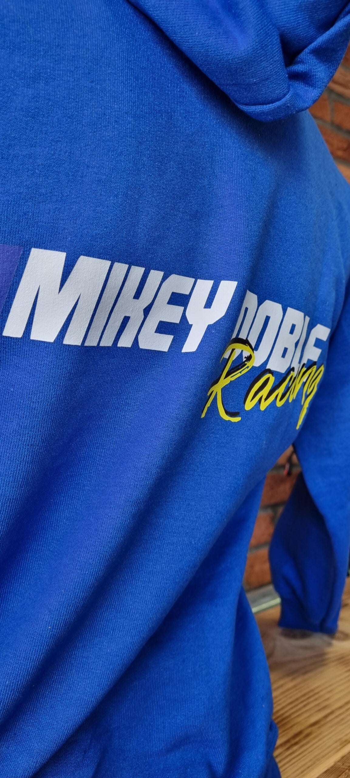 Mikey Doble Racing 88 - KIDS Hoodie Blue/Fluro image 3