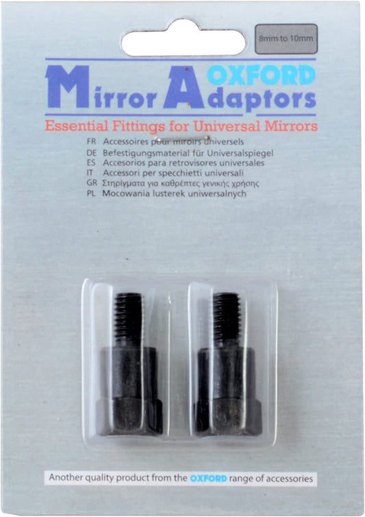 Oxford Mirror Adaptors for Universal Mirrors - 8mm to 10mm image 0