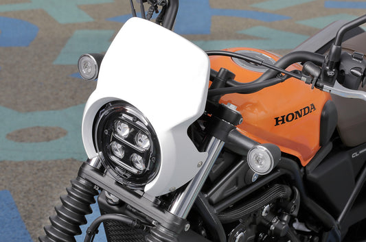 Honda CL500 Headlight Visor - White 08R71-K3S-JA0